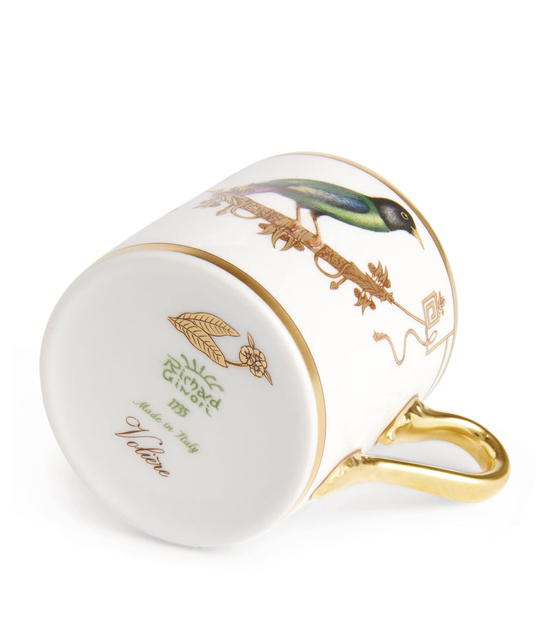 GINORI 1735 Volière La Brève espresso cup, UK version