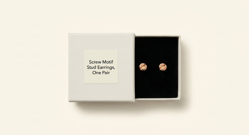 Cartier LOVE stud earrings in 18ct rose-gold (British brand)