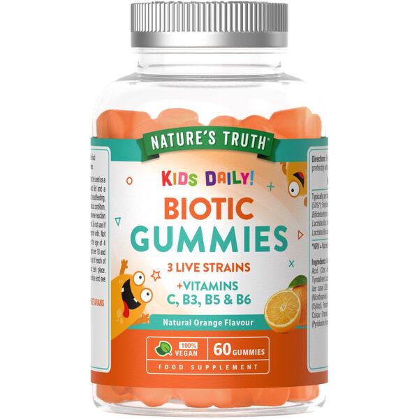 Nature's Truth Kids Multi-Biotic Gummies 60 count, UK version