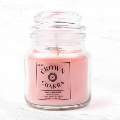 Superdrug Myga Seven Chakra Candles Crown Soy Wax Candle 250g- Buy online at McGrocer