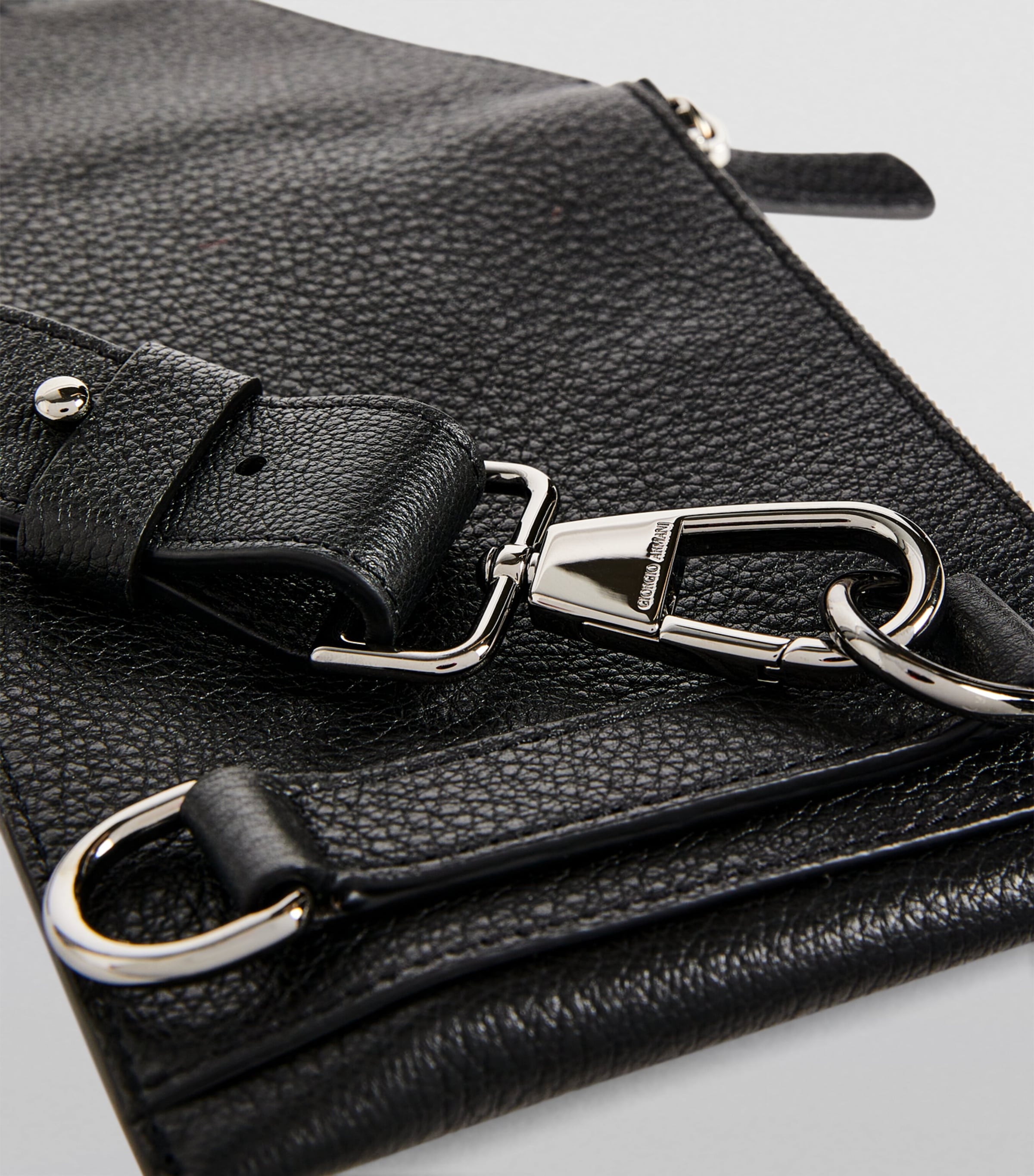 Giorgio Armani luxury leather cross-body bag (British brand)