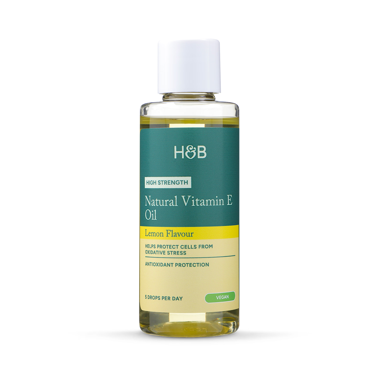 Holland & Barrett Vitamin E Oil Lemon 75ml, imported from the UK