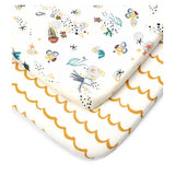 Tutti Bambini Bedside Crib Fitted Sheets 2pk - Our Planet GOODS Boots   