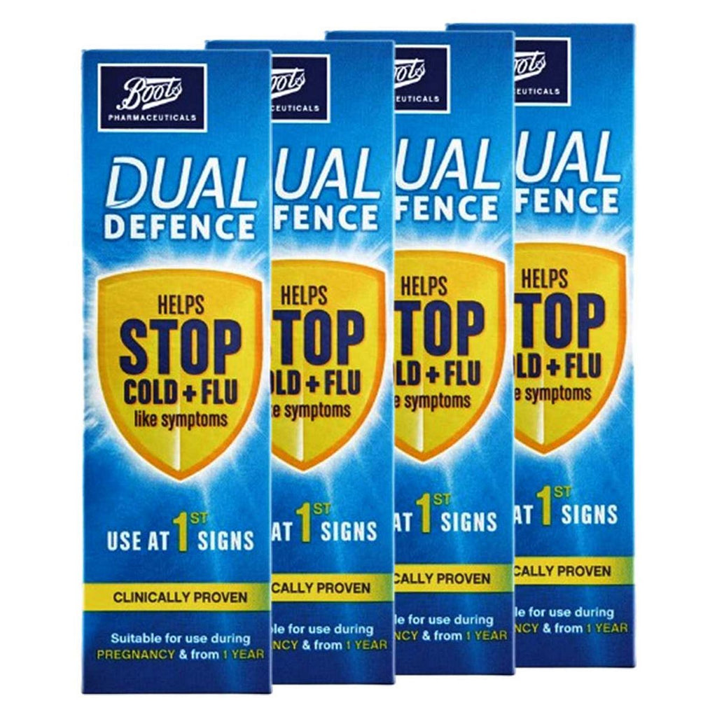 Boots Dual Defence Nasal Spray Family Bundle - 4 x 20ml