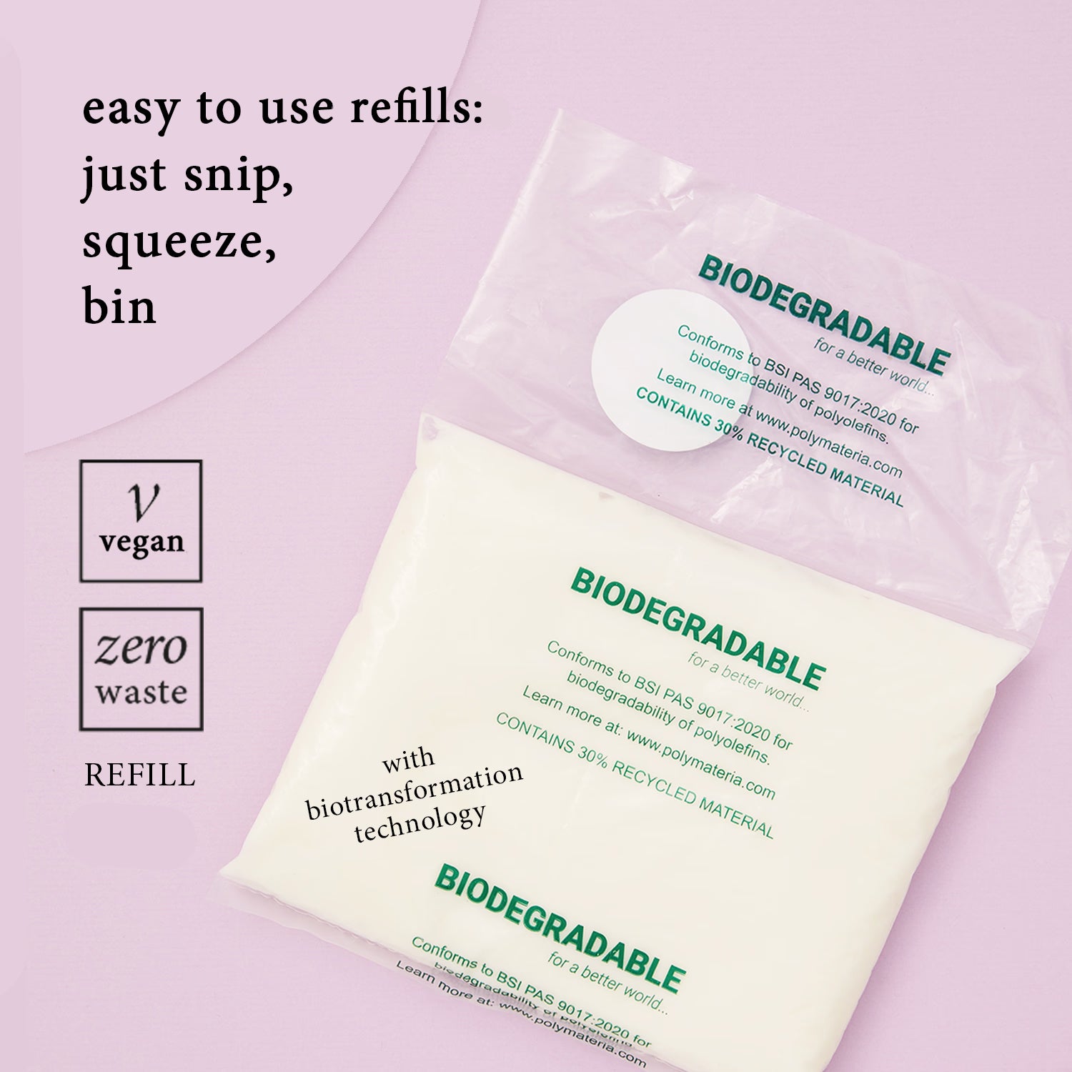 Hairy Jayne shampoo concentrate refill pouch, imported from the UK
