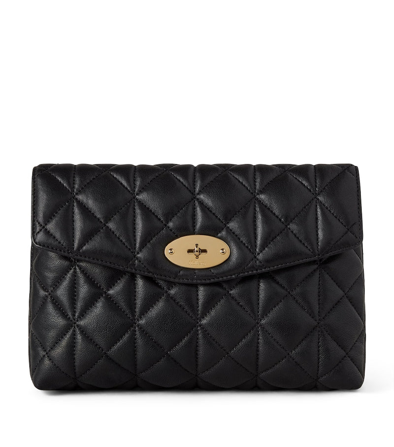 Mulberry Darley leather cosmetic pouch, imported from the UK