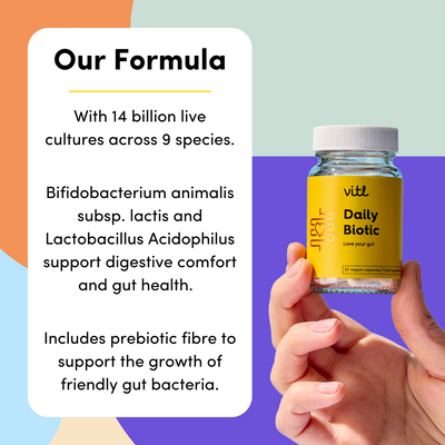 Vitl Daily Biotic Probiotiske Kapsler 30 Kapsler