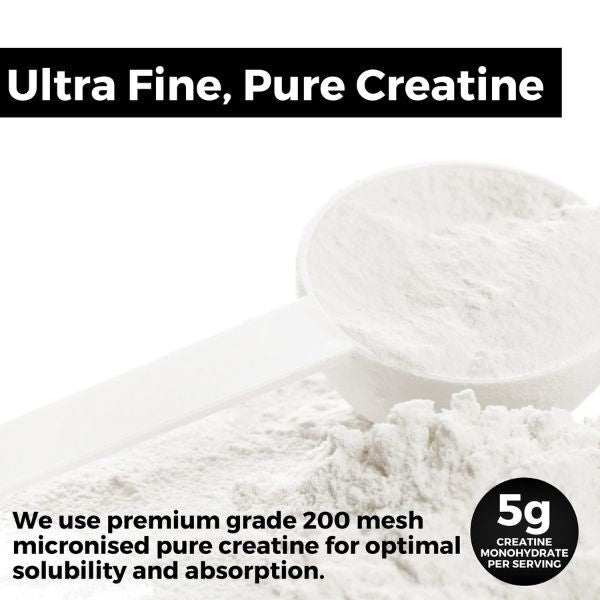 Nutripact creatine monohydrate powder unflavoured 500g (British brand)