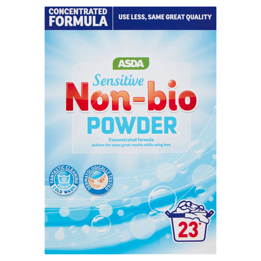 ASDA Sensitive Non-Bio Powder General Household ASDA   