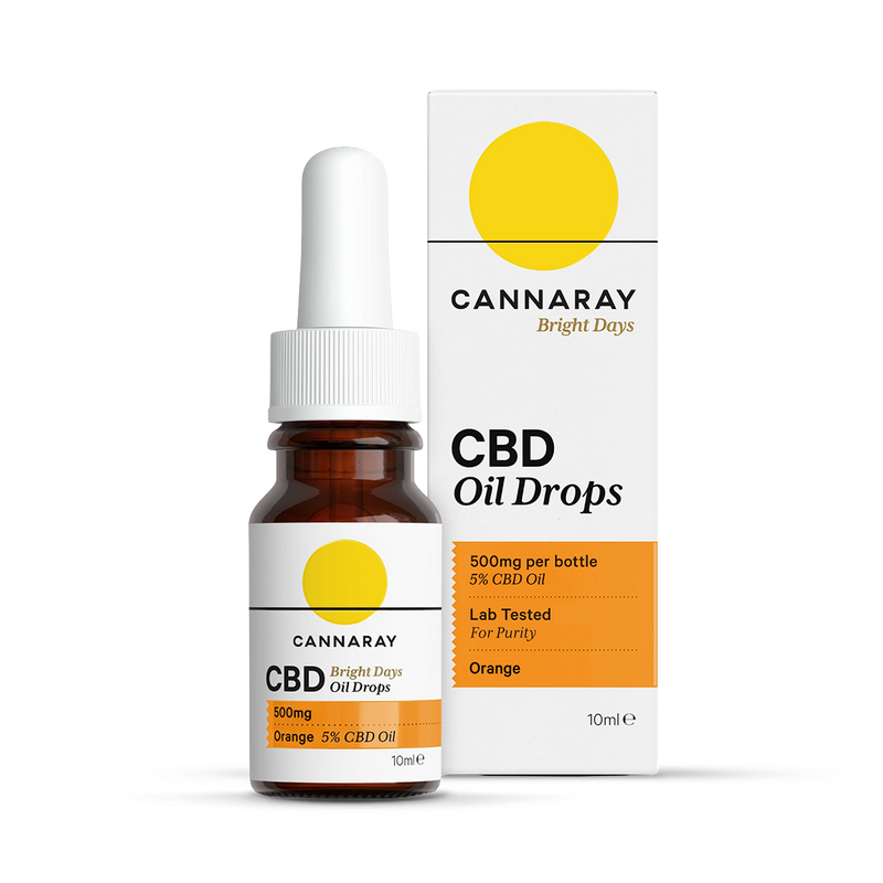 Bright Days Oil Drops Orange Flavour 500mg 10ml