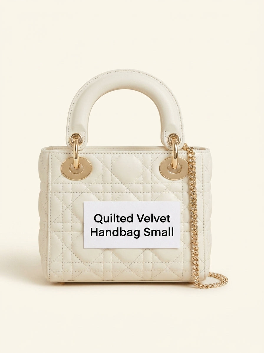 Dior Lady Dior Mini suede top-handle bag - British product