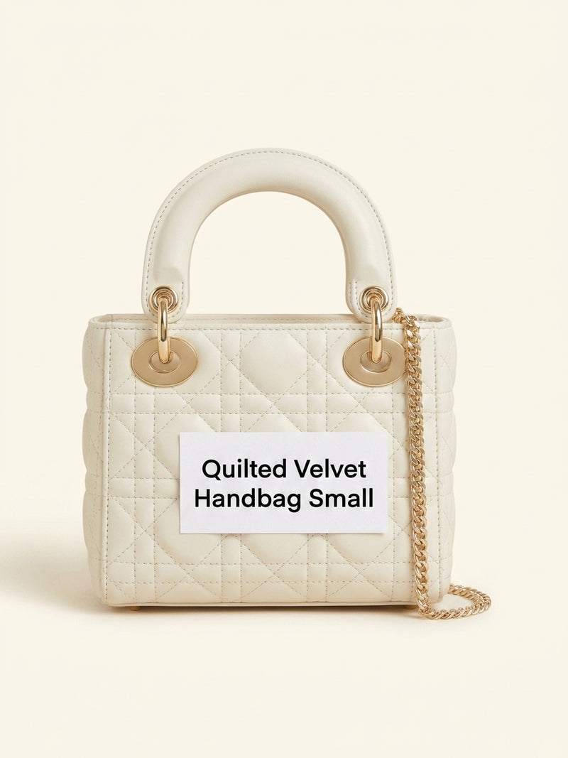 Dior Lady Dior Mini suede top-handle bag - British product