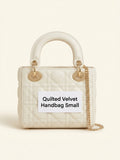 Dior Lady Dior Mini suede top-handle bag - British product