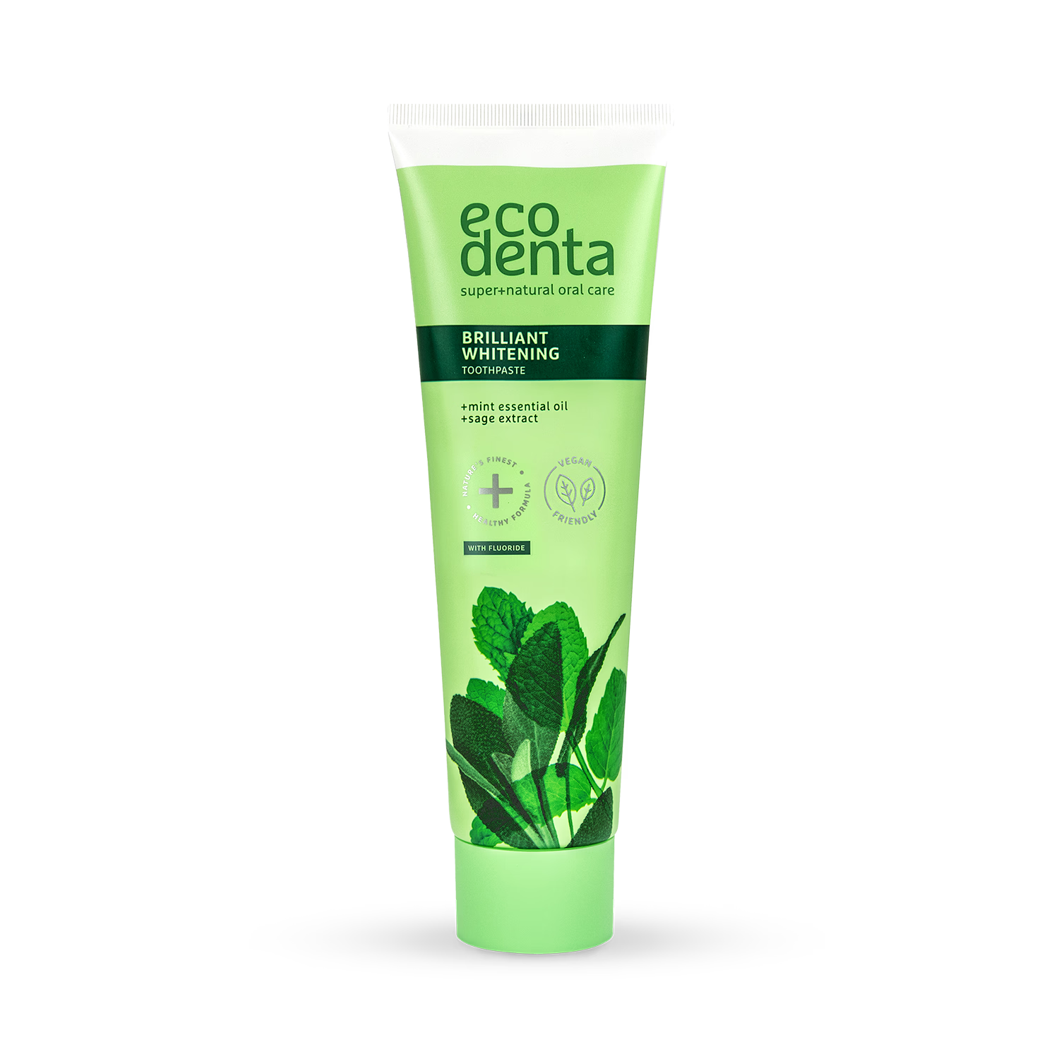 Ecodenta Whitening Toothpaste Mint Oil and Sage Extract 100ml - British product