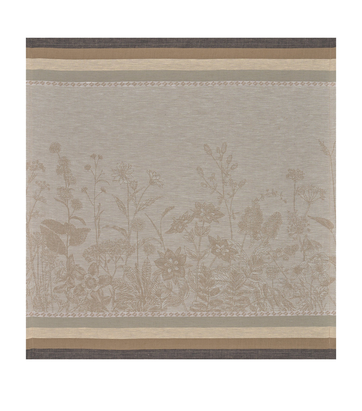 Le Jacquard Français linen napkin Instant Bucolique 58cm x 58cm, UK version