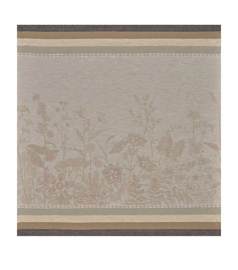 Le Jacquard Français linen napkin Instant Bucolique 58cm x 58cm, UK version