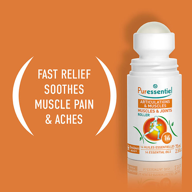 Puressentiel Muscle and Joints pain relief roller 75ml, imported from the UK