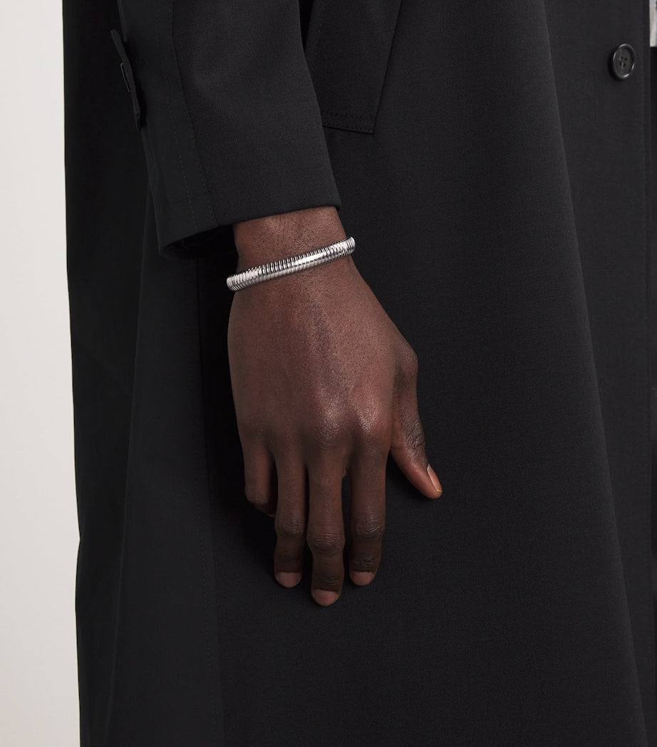 Tom Wood Tubogas bracelet in recycled sterling silver (British brand)