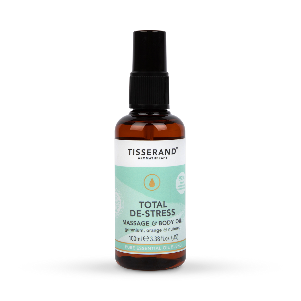 Tisserand Total De-Stress Massage & Body Oil 100ml - 998835