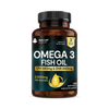 New Leaf Omega-3 fish oil softgels 180, UK version