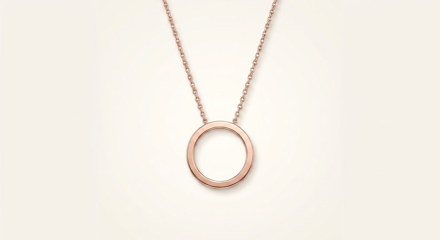 Cartier LOVE rose-gold necklace 420mm, imported from the UK