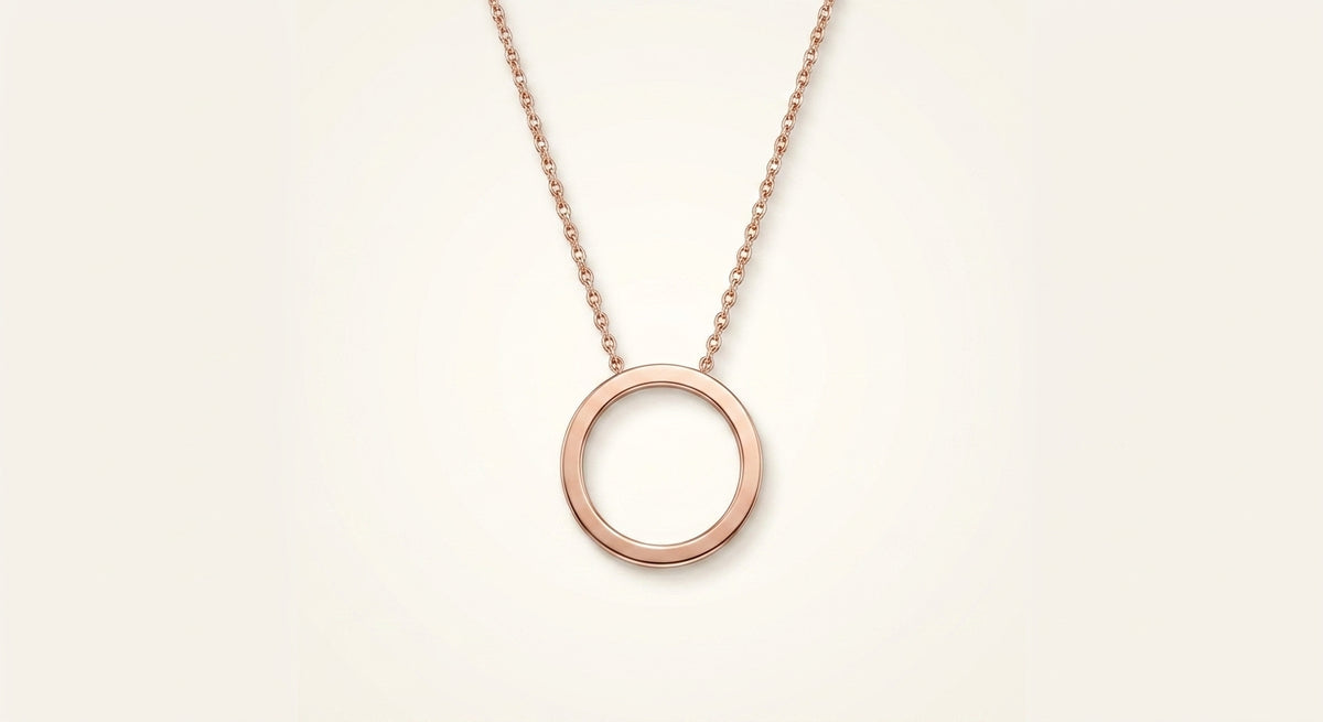 Cartier LOVE rose-gold necklace 420mm, imported from the UK