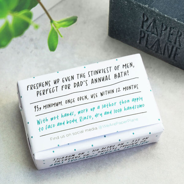 Paper Plane Emergency Dad Soap Bar 95g