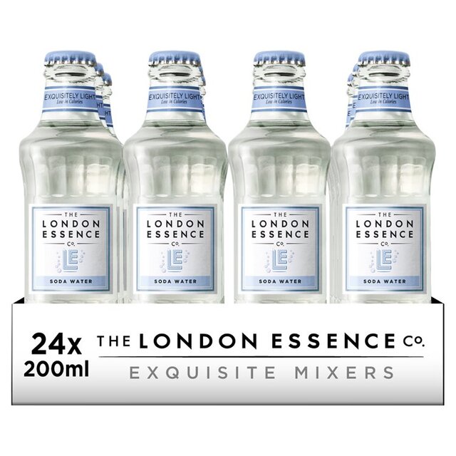 London Essence Co. Soda Water   24 x 200ml