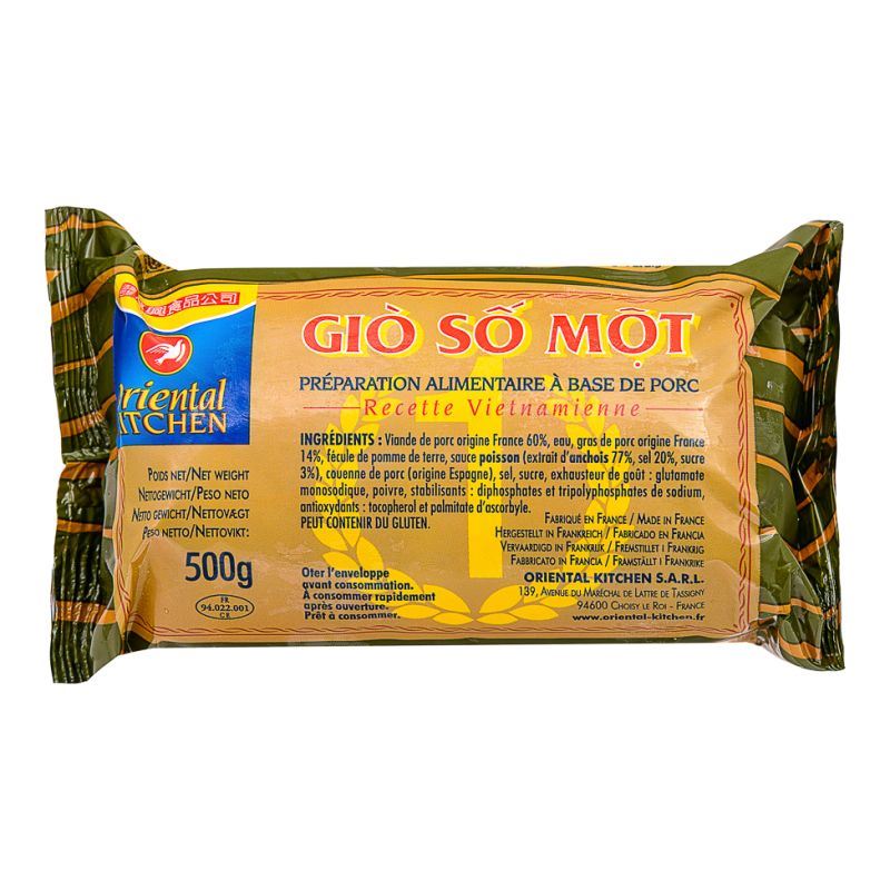 Oriental Kitchen Vietnamese Sausage Gio So Mot, imported from the UK