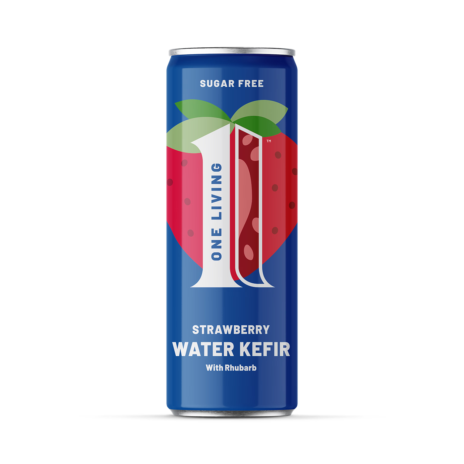 One Living strawberry kefir drink 250ml (British brand)