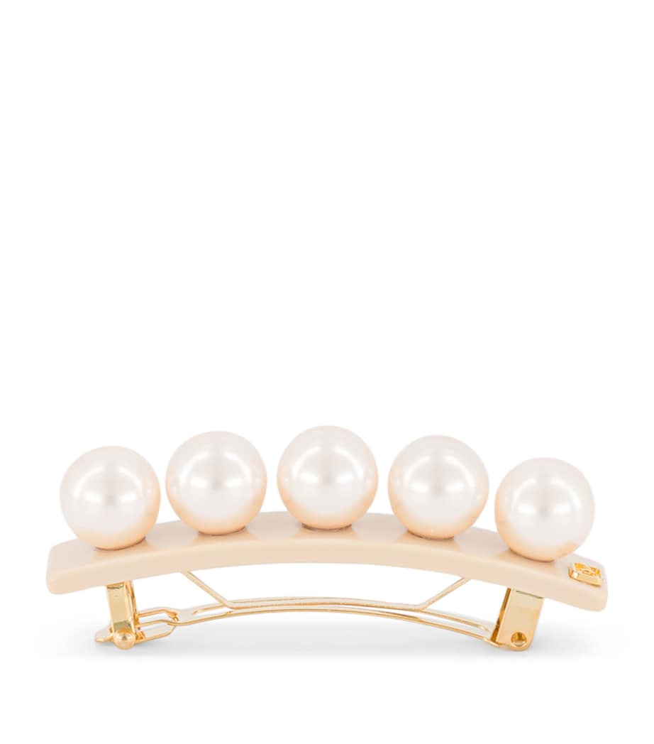 Alexandre de Paris oversize pearl hair clip, imported from the UK