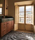The Rug Company wool Folk Slate rug 2.74m x 1.83m (British brand)