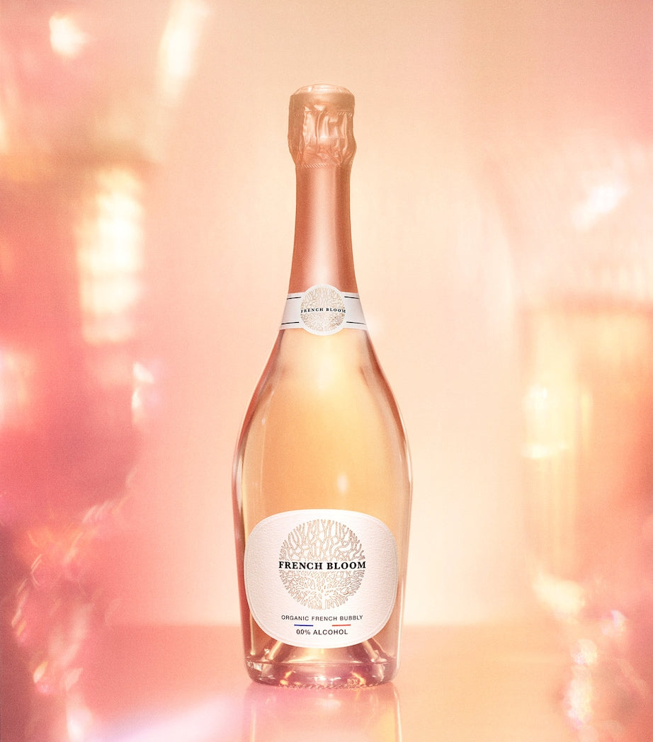 French Bloom alcohol-free sparkling rosé wine 75cl - British product