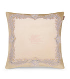 Etro cotton velvet embroidered cushion 45cm x 45cm - British product
