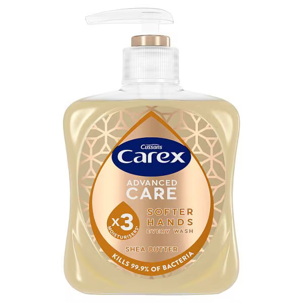 Carex Advanced Care Silk handwash bottle 250ml - British product