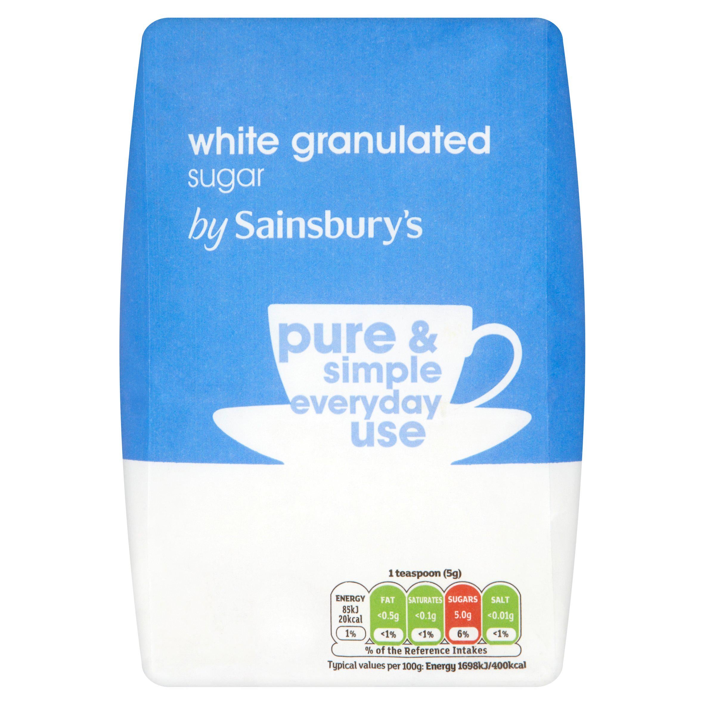 Sainsbury's White Granulated Sugar 1kg Baking Essentials Sainsburys   