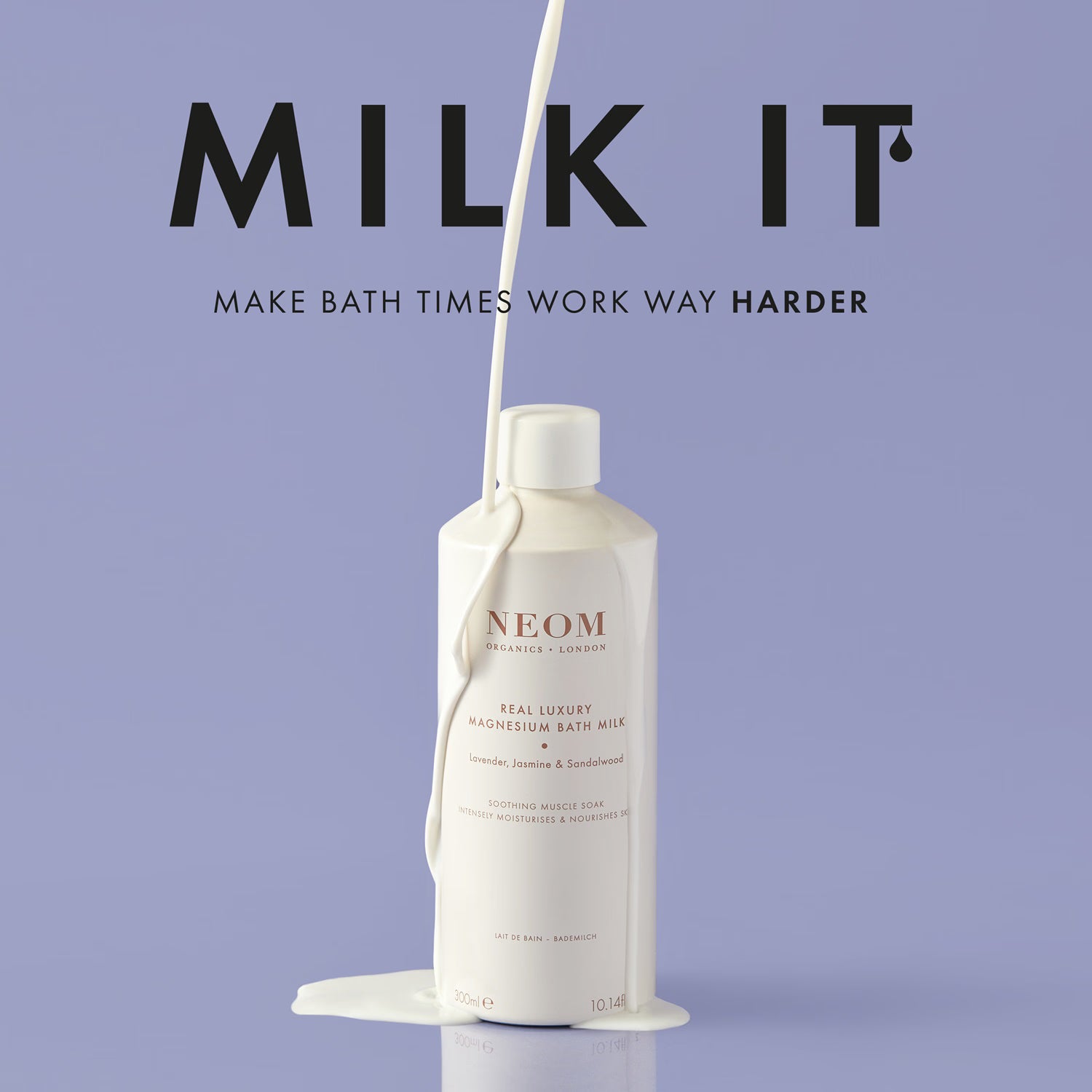 NEOM Real Luxury magnesium bath milk 300ml, imported from the UK