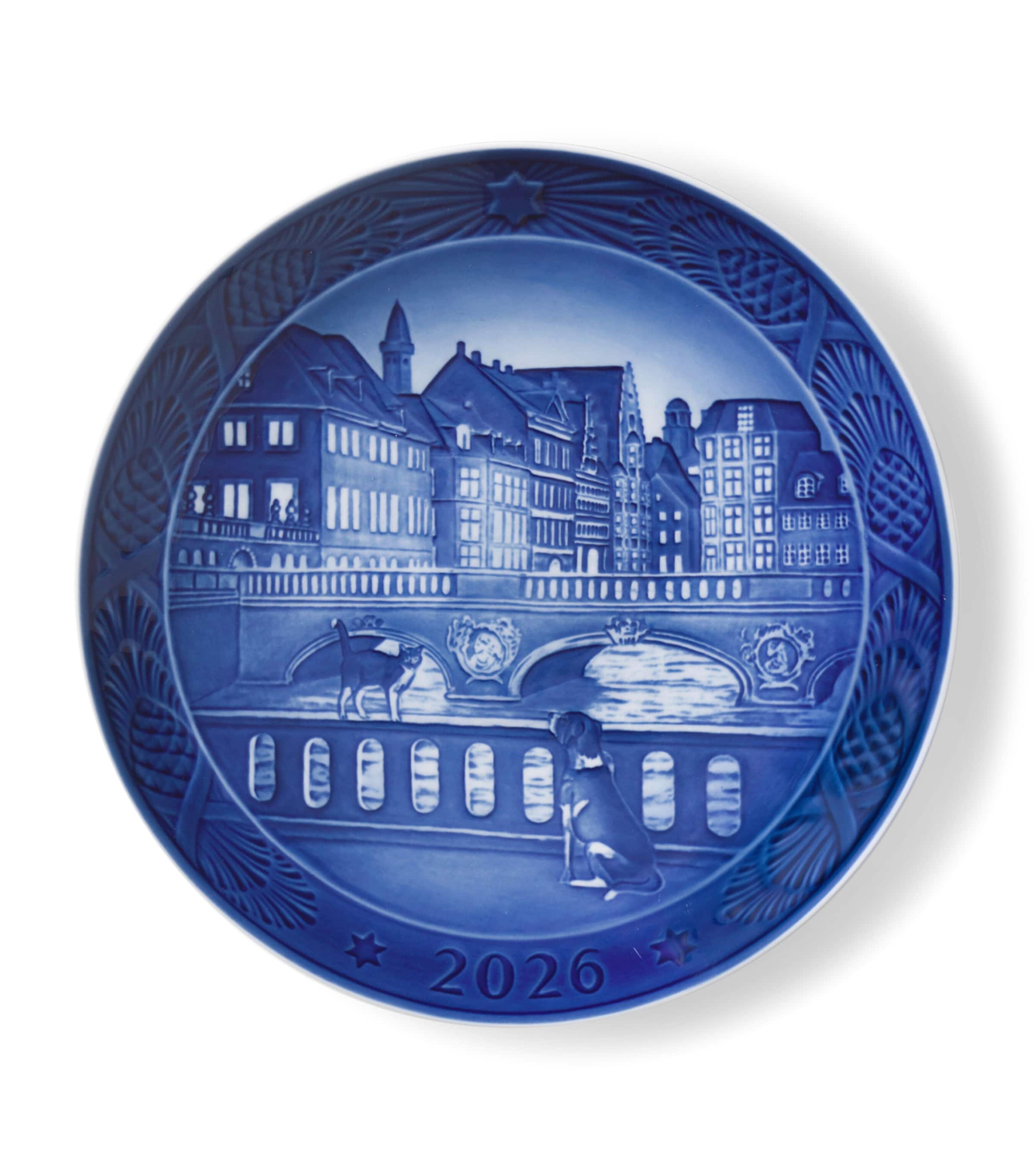 Royal Copenhagen Blue Collectibles Christmas 2026 plate 18cm, imported from the UK