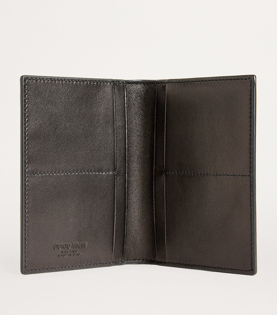 Giorgio Armani lamb leather passport holder, UK version