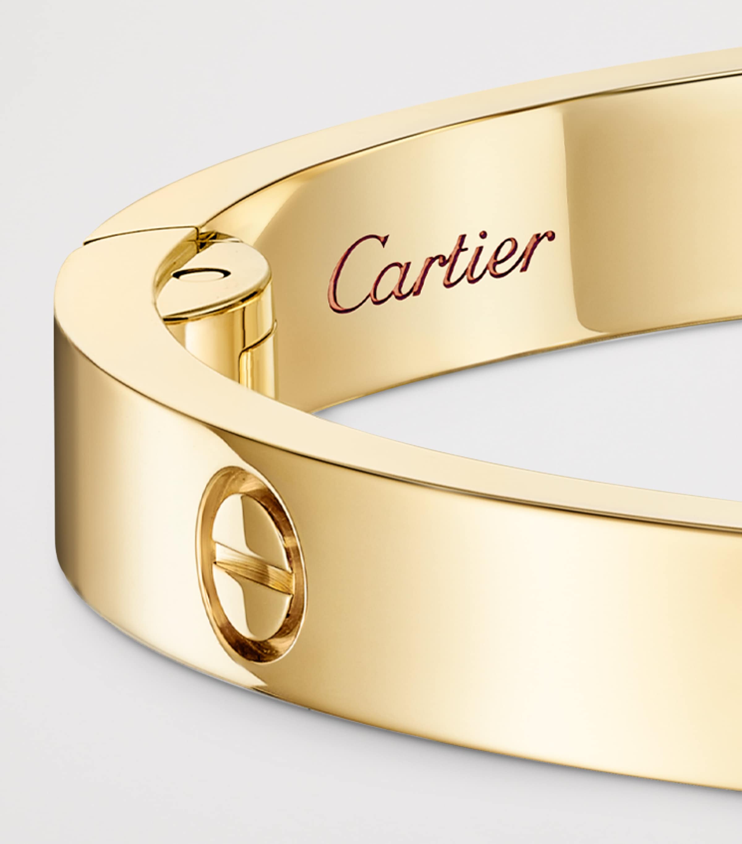 Cartier medium yellow gold and diamond LOVE bracelet, imported from the UK