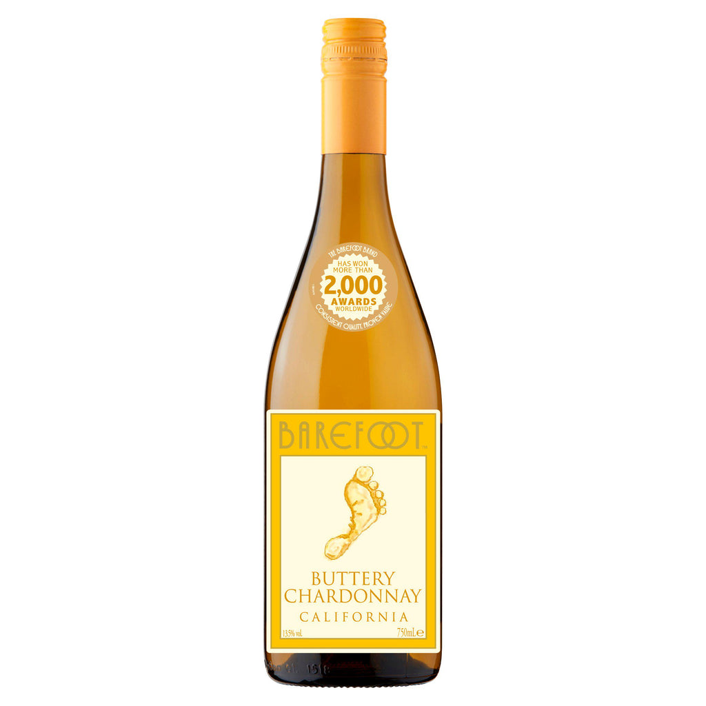 Barefoot Buttery Chardonnay White Wine 75cl