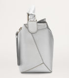 LOEWE small metallic leather Puzzle top-handle bag, UK version