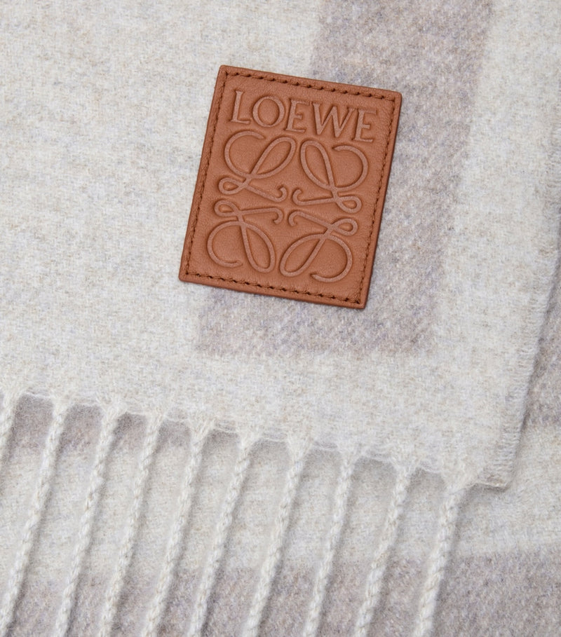 LOEWE Cashmere Anagram Scarf 30x160cm - British product
