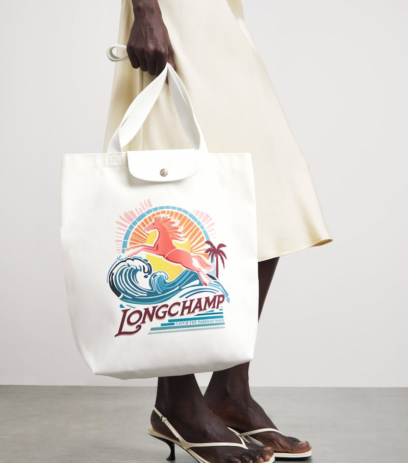 Longchamp Le Pliage canvas tote bag medium (British brand)