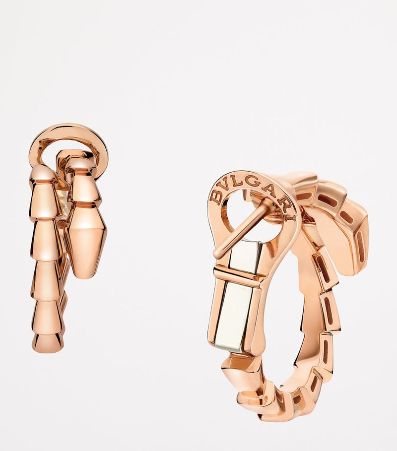 Bvlgari Serpenti Viper earrings 18kt rose gold, UK version