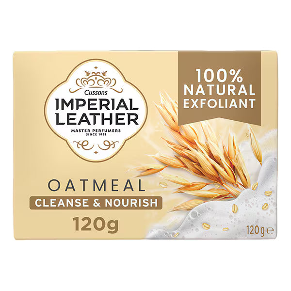 Imperial Leather Oatmeal bar soap 120g, imported from the UK