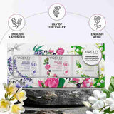 Yardley London perfumed powder trio collection, UK version