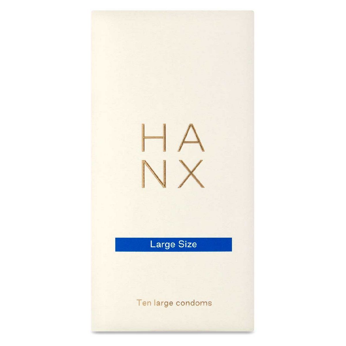 Hanx Ultra-Thin Large Size Vegan Condoms - 10 Pack Intimate Care Boots   