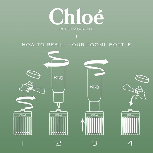 Chloé Eau de Parfum Naturelle organic rose 50ml - British product