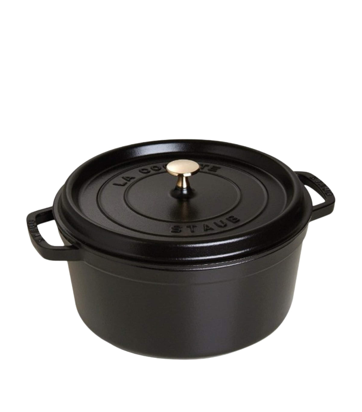 Staub round cocotte 20cm cast iron casserole - British product